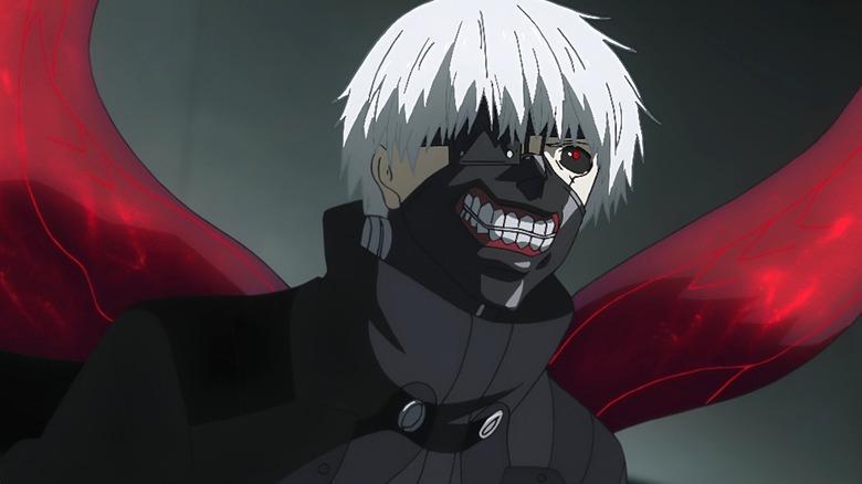 Kaneki is horrifically injured after the ghoul attack in Tokyo Ghoul
