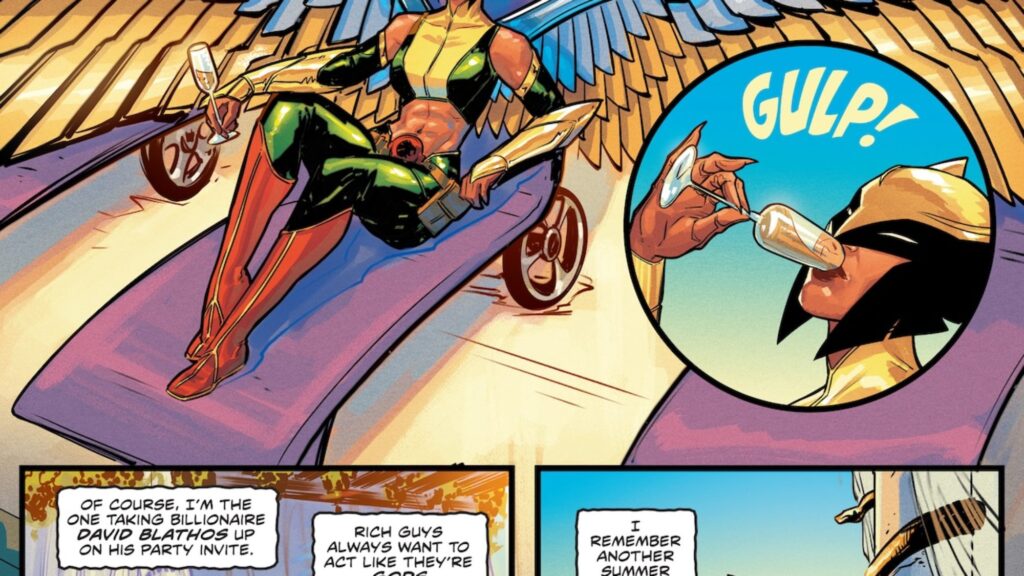 DC’s Hawk-Girl Summer #1 Preview: Beach Reads and Beat