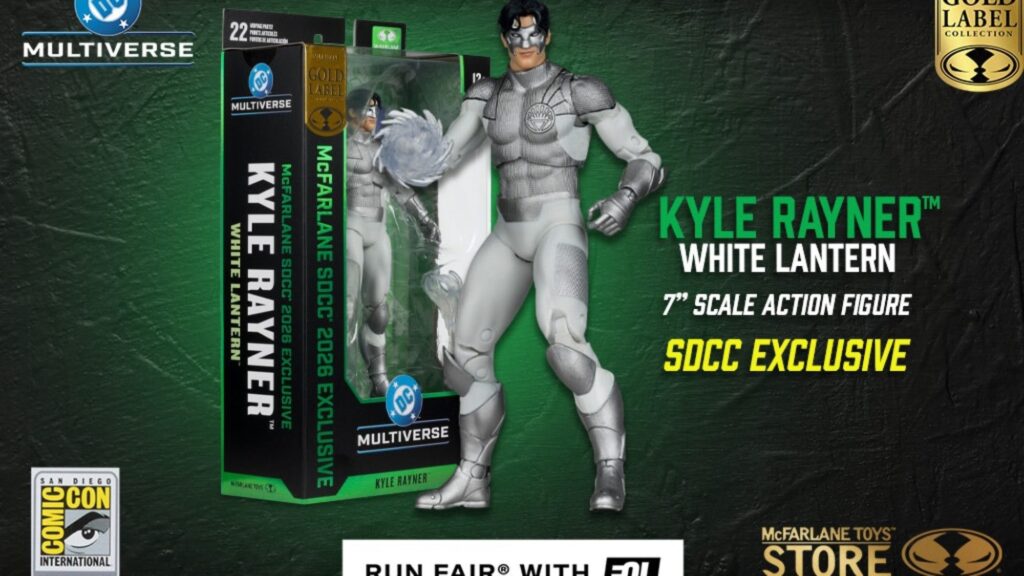 McFarlane Toys Unveils SDCC Exclusive White Lantern Kyle Rayner