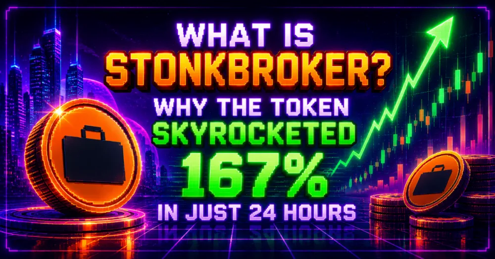 What Is STONKBROKER? Why the Token Skyrocketed 167% in Just 24 Hours What Is STONKBROKER? Why the Token Skyrocketed 167% in Just 24 Hours