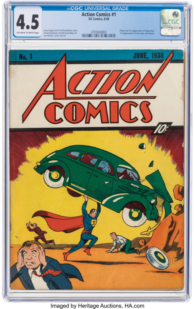 Rare ‘Action Comics #1’ Headlines Superman Sales at Heritage’s Million Comics Auction Rare ‘Action Comics #1’ Headlines Superman Sales at Heritage’s Million Comics Auction