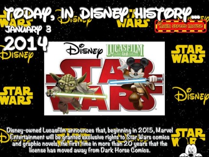 Today In Disney History ~ January 3rd Today In Disney History ~ January 3rd