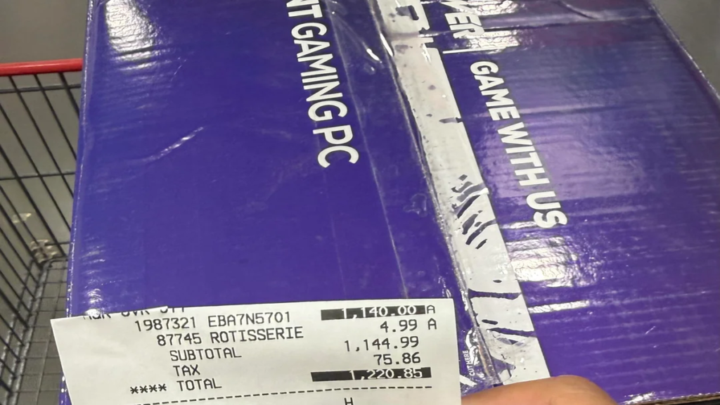 Redditor walked into Costco for groceries and left with a ,000 Ryzen 7 9800X3D, RTX 5070 gaming PC for just ,220