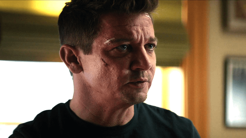 Jeremy Renner as Hawkeye.
