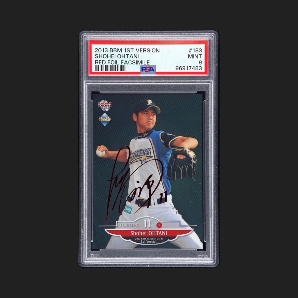 Shohei Ohtani cards are so hot even his Japanese collectibles are selling for record prices