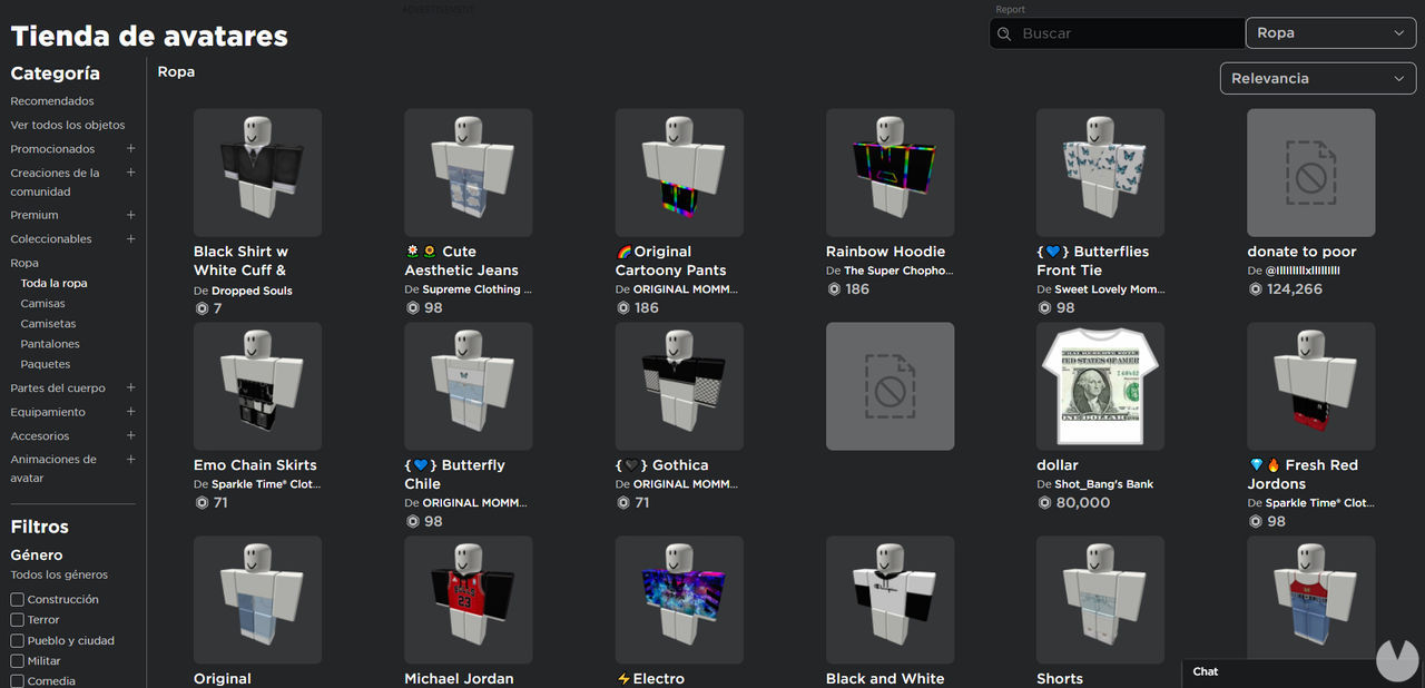 Requirements to create clothes in Roblox