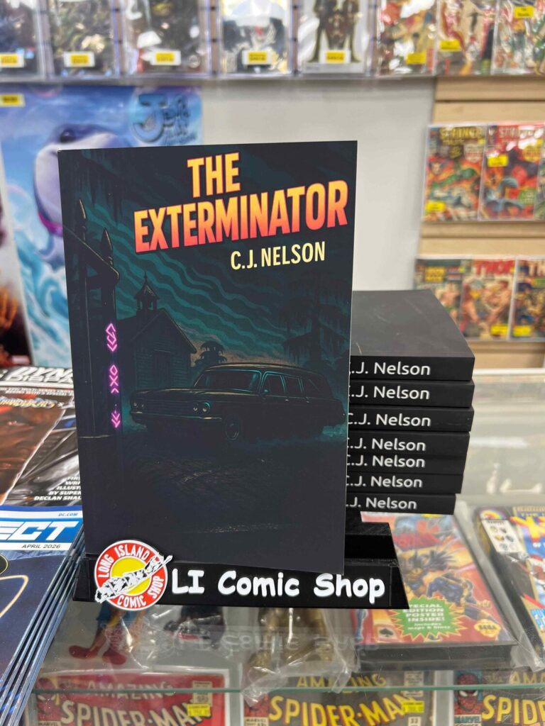 Lynbrook author celebrates debut novel with hometown comic shop signing