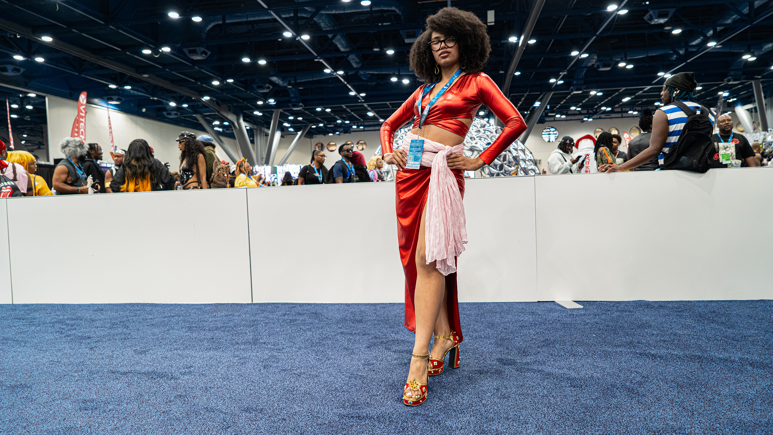 Annitalia Graff of Nashville attended her first Dream Con 2026 wearing a cosplay hand made by her mother, Frannitalia. Graff said of the three day event