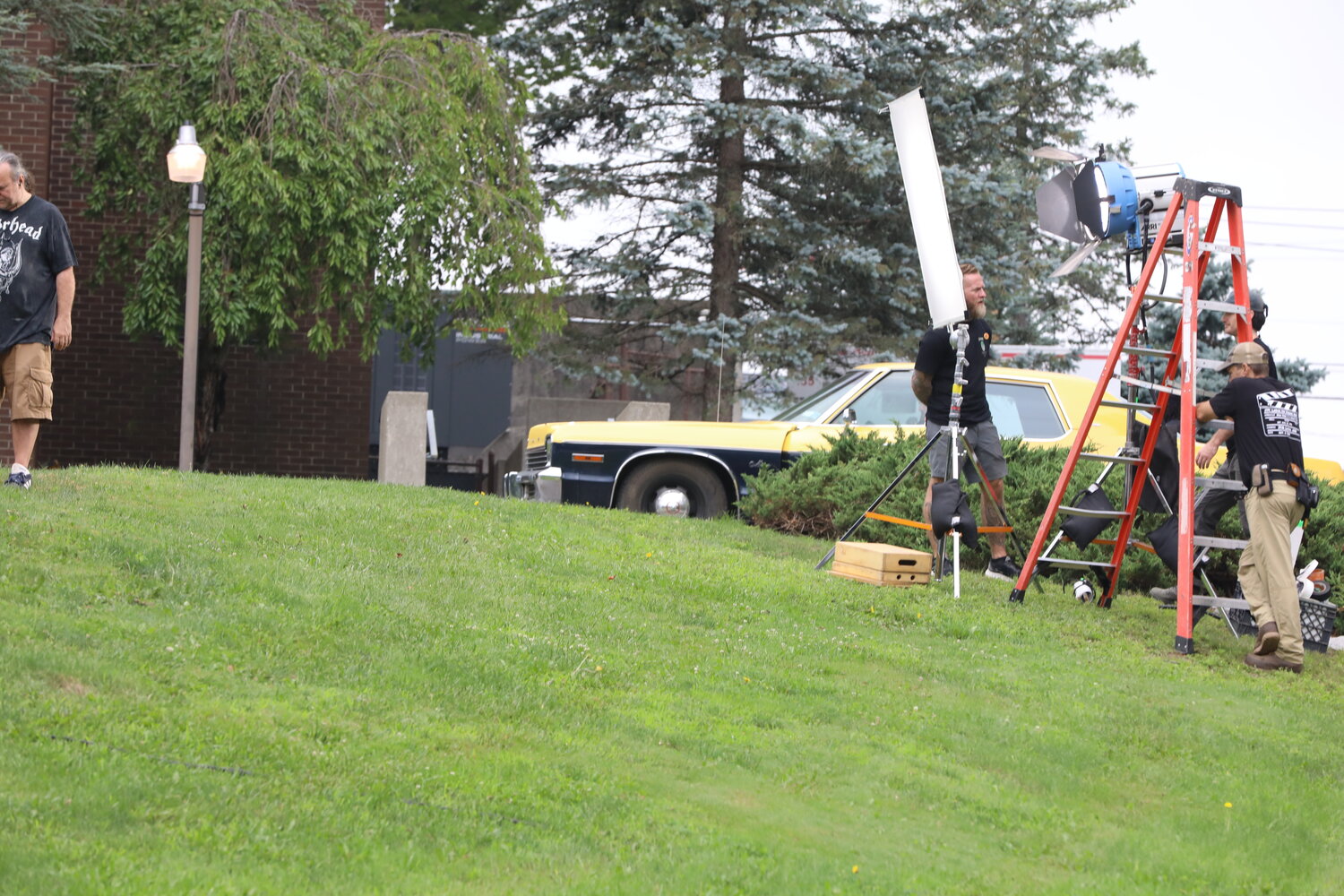 Netflix crews came to Mahopac to shoot scenes for the upcoming series "God of the Woods," based on the Liz Moore novel of the same name.