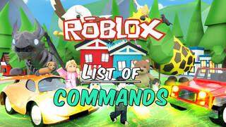 Roblox: List of ALL Commands