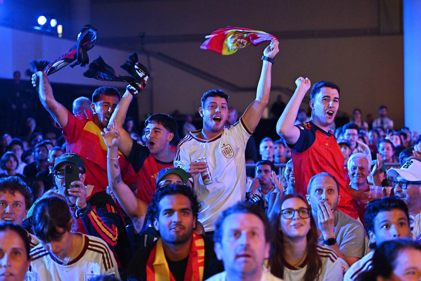 World Cup soccer fans at Fanatics Fest NYC.