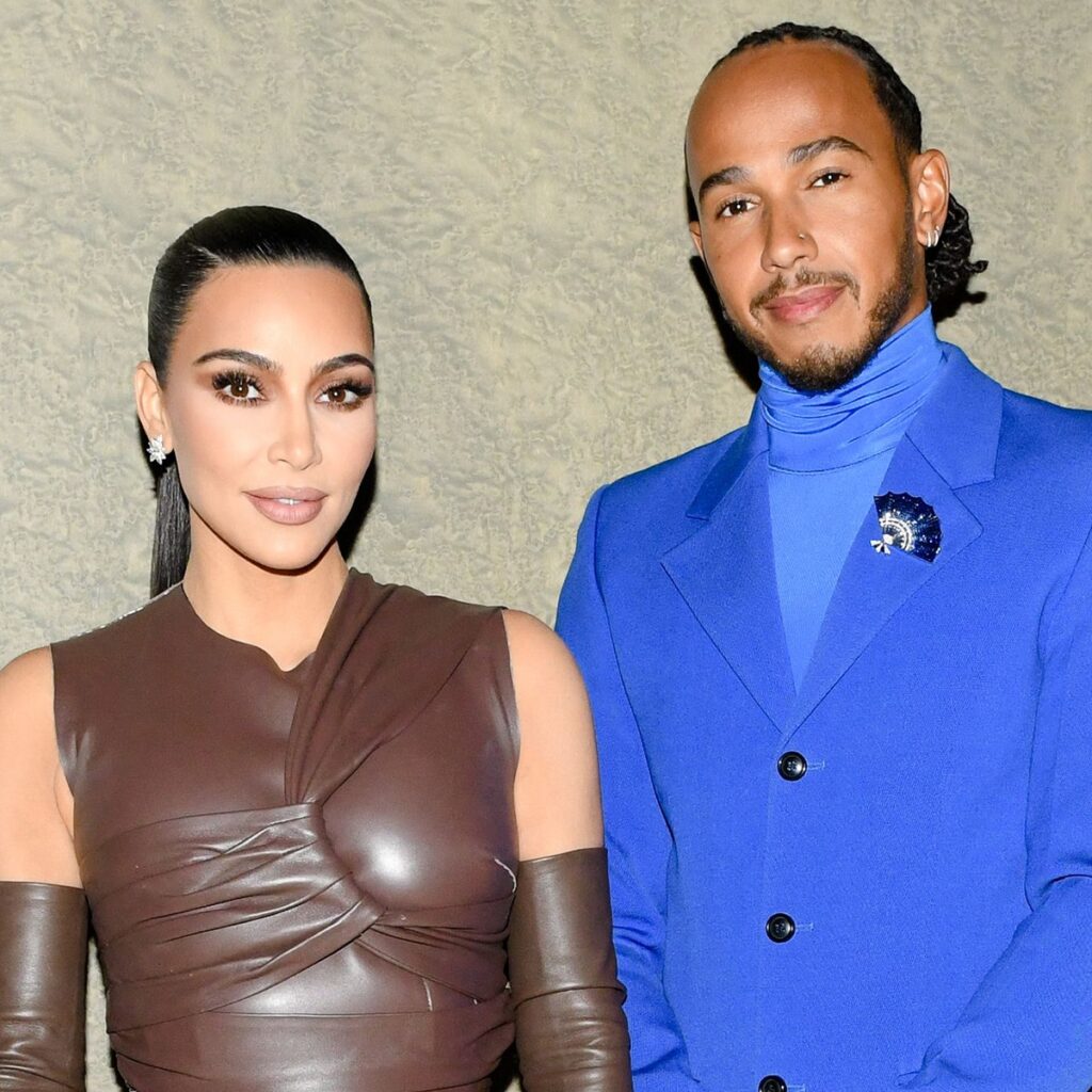 Kim Kardashian Shares Glimpse at Lewis Hamilton Spending Time With Her Kids