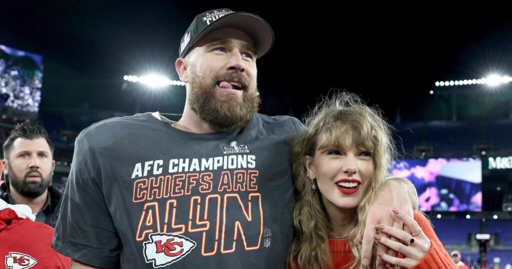 Taylor Swift and Travis Kelce say ‘I do’ at star