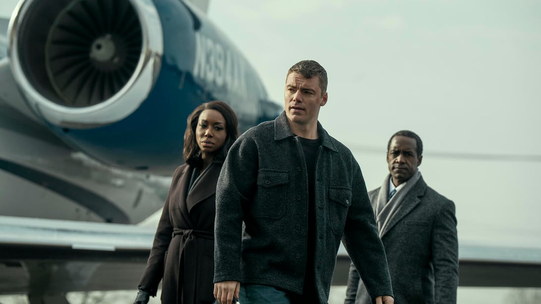 Amanda Warren, Gabriel Basso, and Albert Jones, The Night Agent
