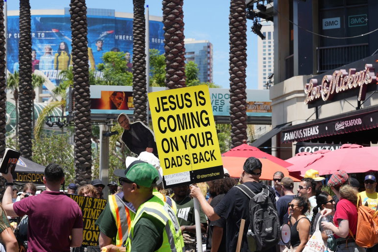 Parody protest