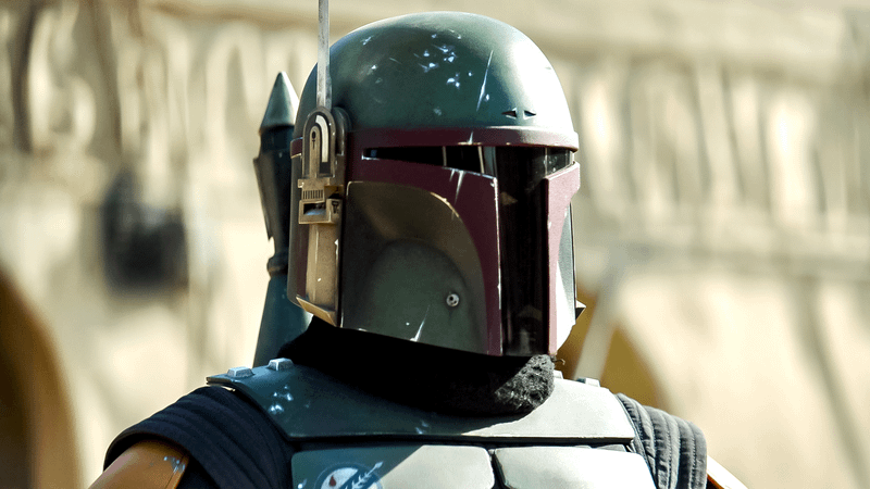 Temuera Morrison as the bounty hunter Boba Fett.