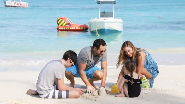 Couples are returning to their honeymoon destinations with kids and grandparents in tow.