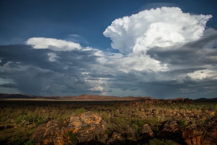 Storm clouds build over the Kimberley
