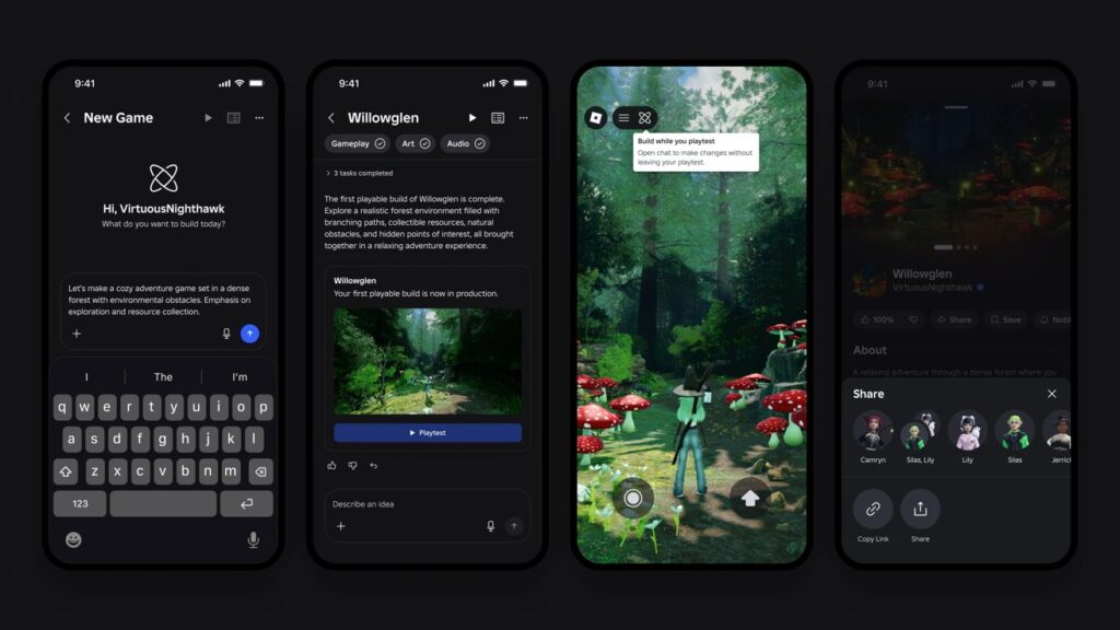 AI-generated Roblox games are about to get much easier to make on iPhone