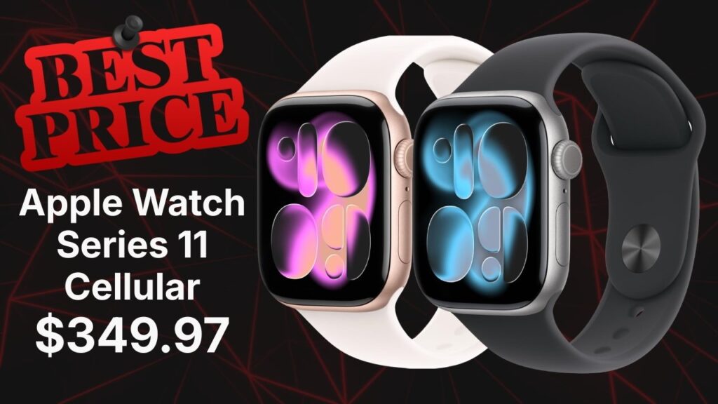 Cellular Apple Watch Series 11 falls to season’s best 9.97