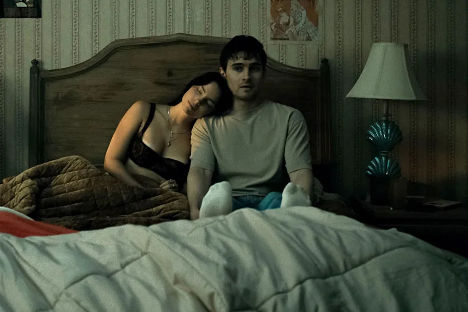 Inde Navarrette and Michael Johnston in 'Obsession'Credit: Focus Features /Courtesy Everett Collection
