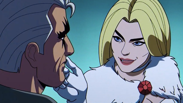 X-Men '97 - Emma Frost flirting with Cable