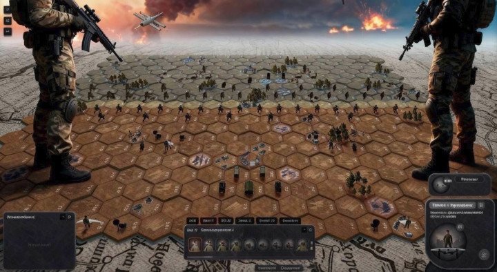 Screenshot from the tactical strategy game Drone Battle: Ukraine, used in recruitment initiatives linked to Russia's Alabuga Special Economic Zone. (Source: T-invariant)