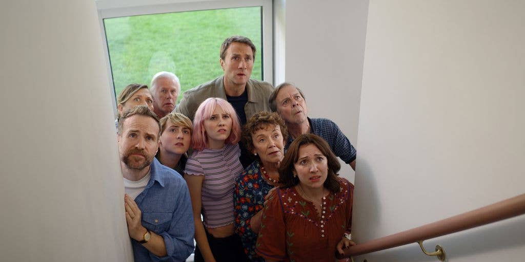 Branka Katić, Phil Davis, Oliver Chris, Roderick Smith, Rafe Spall, Cooper Turner, Scarlett Rayner, Marian McLoughlin and Esther Smith in Trying