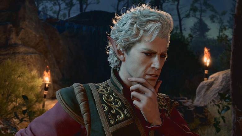 Astarion thinking in Baldur's Gate 3