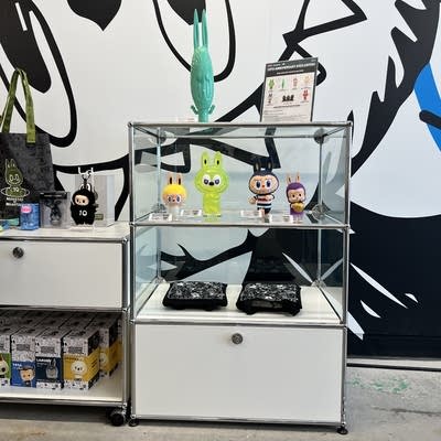 Labubu dolls on display
