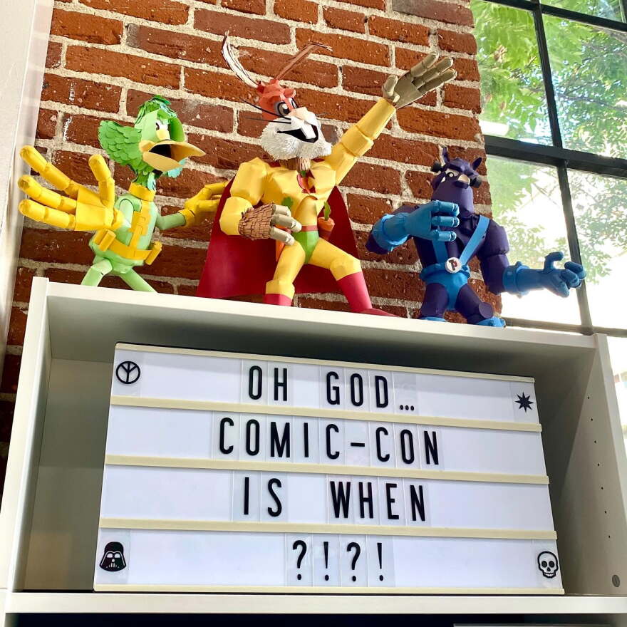 Now or Never Comics always has Comic-Con on its mind.