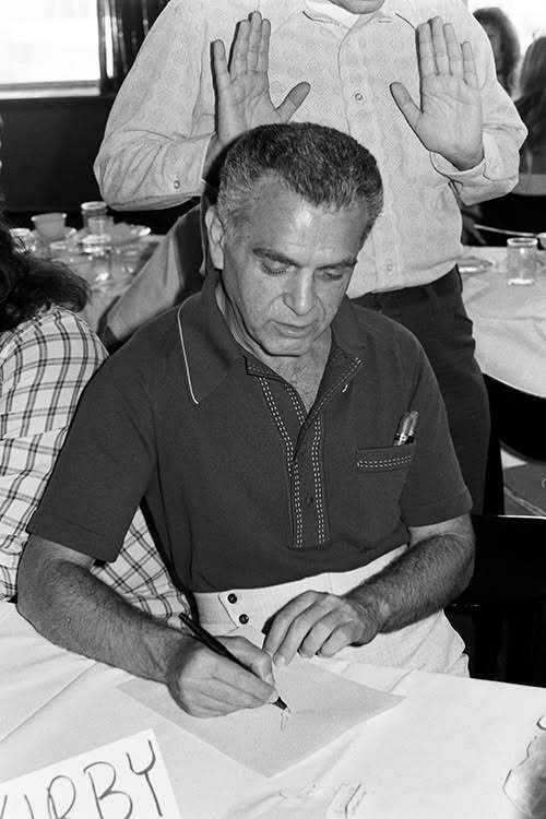 Jack Kirby at San Diego Comic-Con.