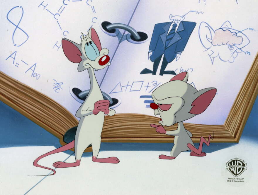 Maurice LaMarche voices the character of The Brain in the WB cartoon "Pinky and the Brain," and he will be on the Cartoon Vovies panel on Sunday.
