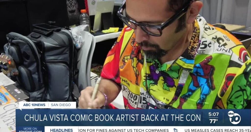 Chula Vista comic book artist returns to Comic Con for 35th year Chula Vista comic book artist returns to Comic Con for 35th year