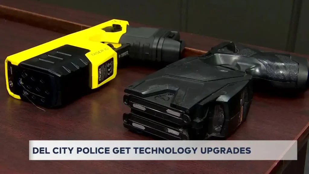 Del City police upgrade technology with new body cameras, Tasers, drones and VR training Del City police upgrade technology with new body cameras, Tasers, drones and VR training
