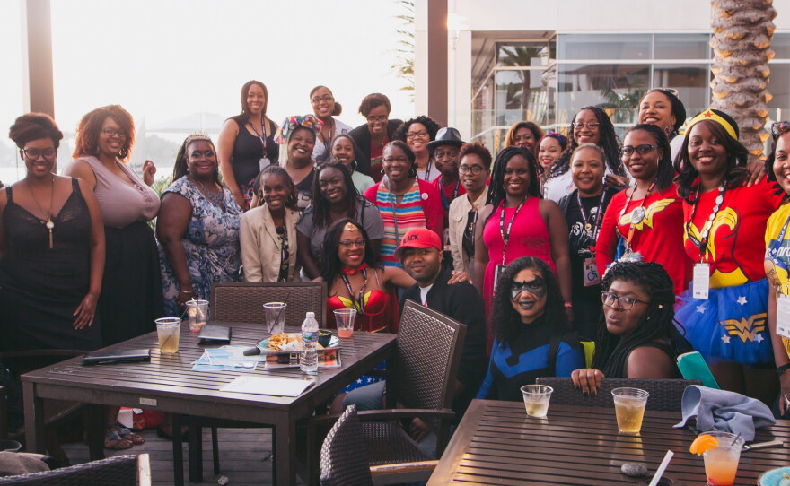 A Balck Girl Nerds Meetup in San Diego for Comi-con in 2025.