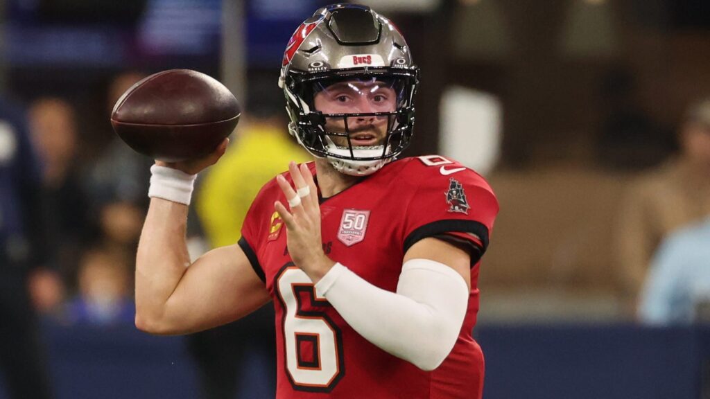 Baker Mayfield reveals list of injuries he suffered in 2025 on ‘Quarterback’