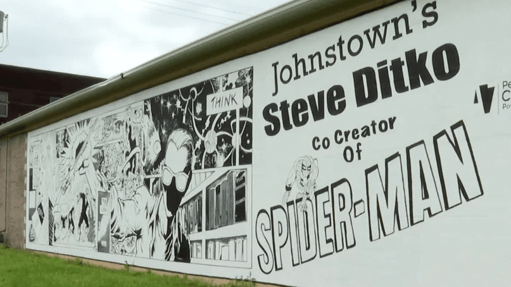 New mural honors Spiderman co-creator Steve Ditko & his Johnstown roots New mural honors Spiderman co-creator Steve Ditko & his Johnstown roots