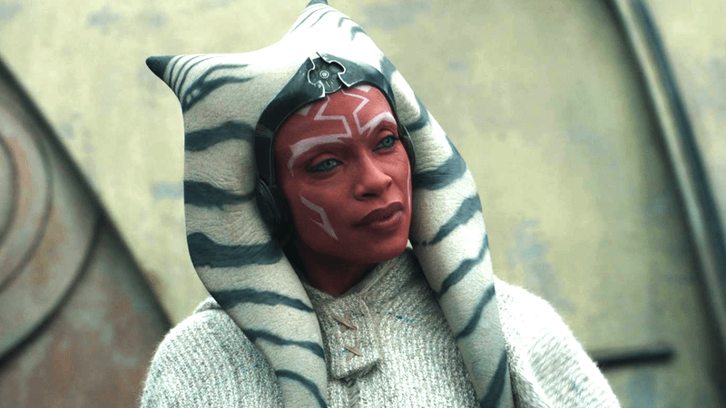 Rosario Dawson as Ahsoka Tano in Ahsoka.