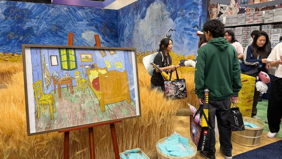 Augmented reality demonstration “Dear Van Gogh”. (Photo: KBAK/FOX58)