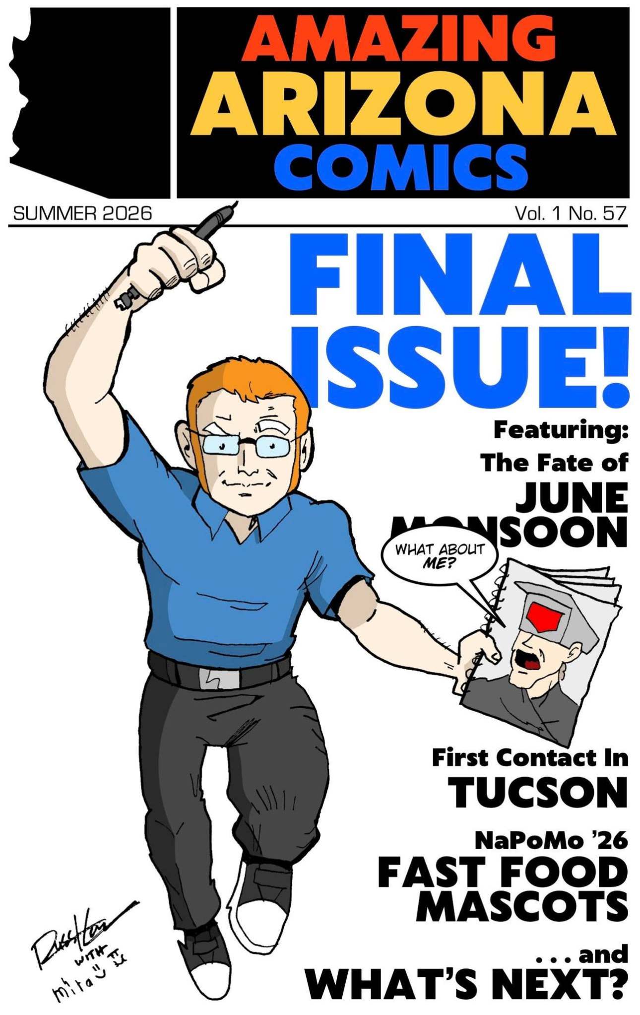 Amazing Arizona Comics Summer 2025 Vol. 1 No. 57 Final Issue!