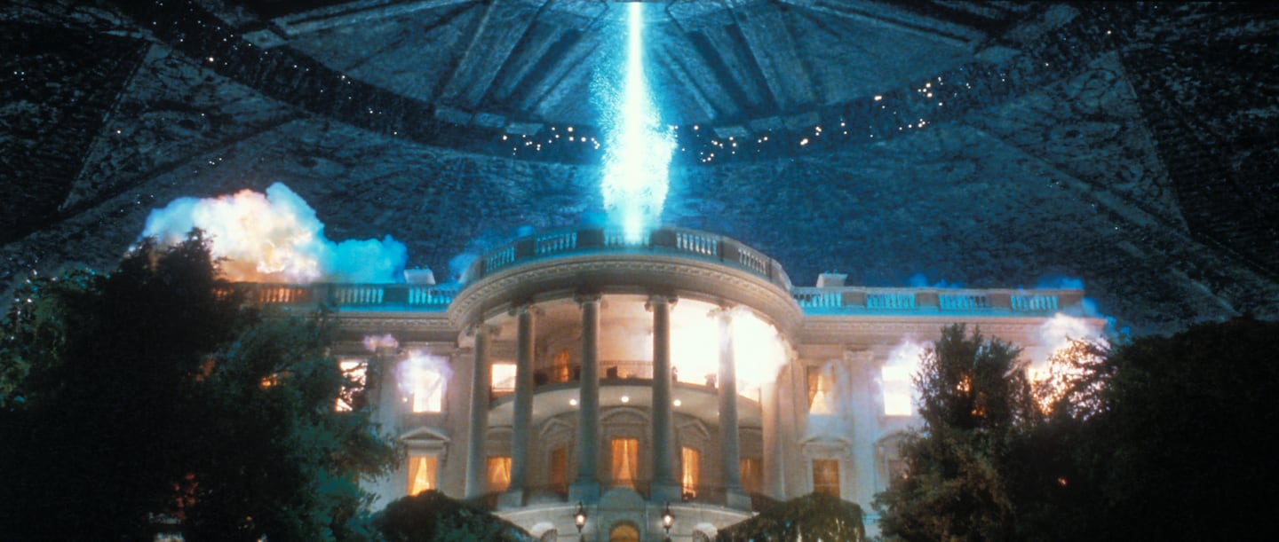A scene from "Independence Day."