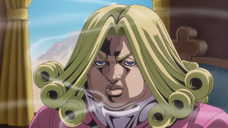 Frame from an anime show