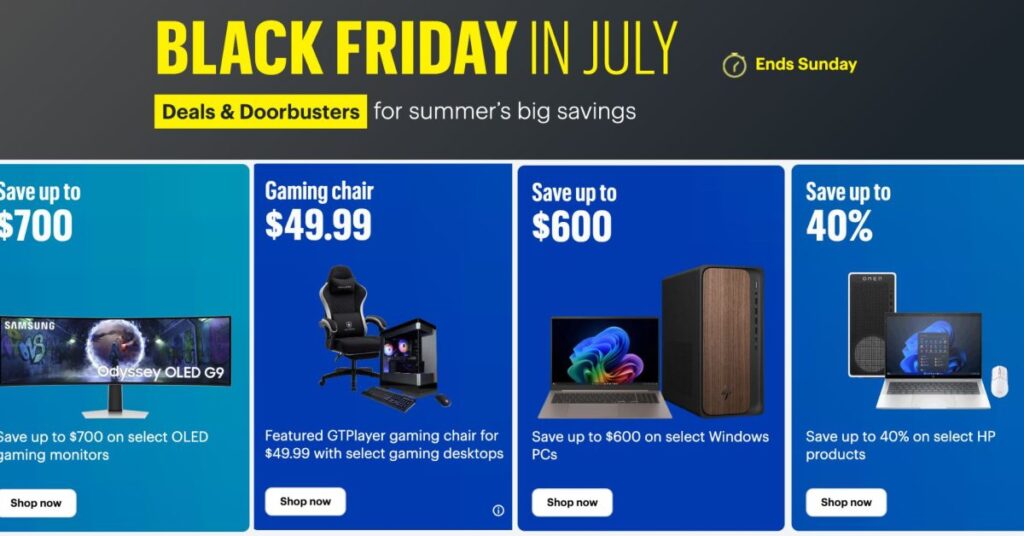 Best Buy Black Friday in July sale PC gaming deals now live: Up to 0 off OLED monitors, gaming chair for , more Best Buy Black Friday in July sale PC gaming deals now live: Up to 0 off OLED monitors, gaming chair for , more
