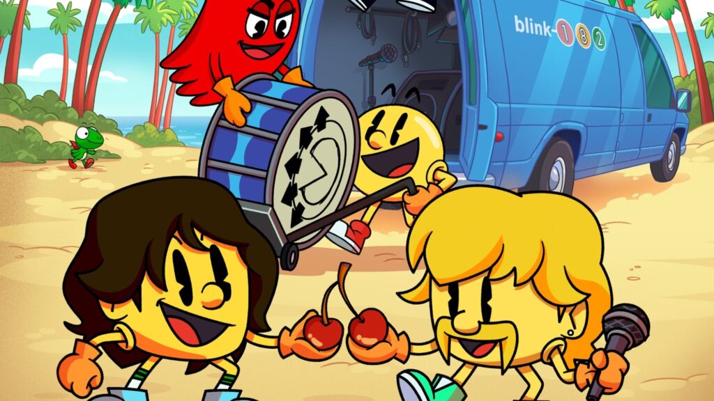 Blink-182 Partner With Pac-Man For San Diego Comic Blink-182 Partner With Pac-Man For San Diego Comic