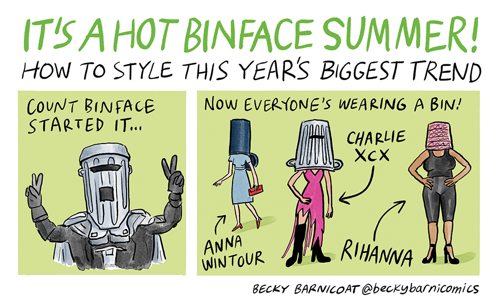 Count Binface by Becky Barnicoat