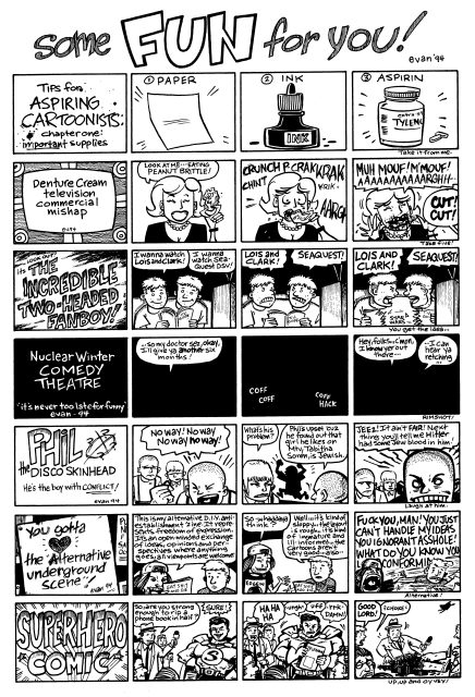 "Some fun for you!" just a tiny selection of the hundreds and hundreds of gags to be found in Dork.