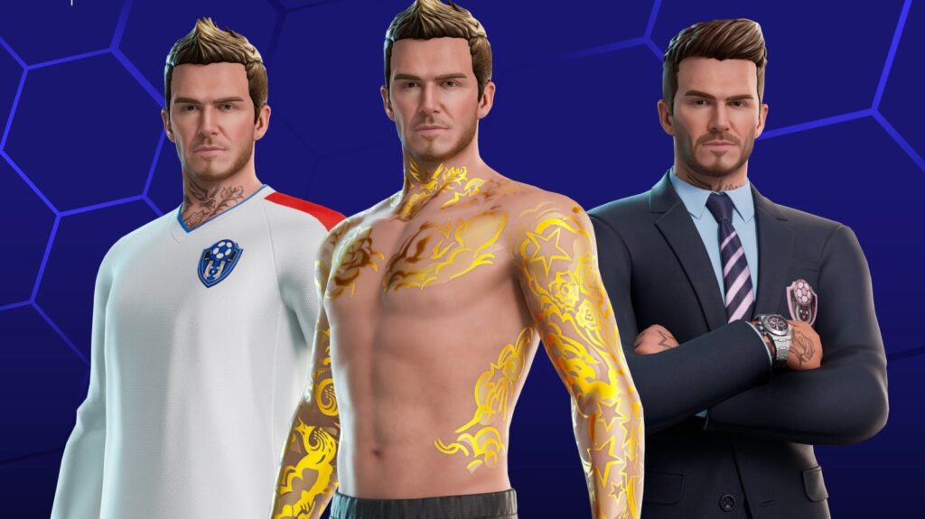 Sir David Beckham Arrives in Fortnite