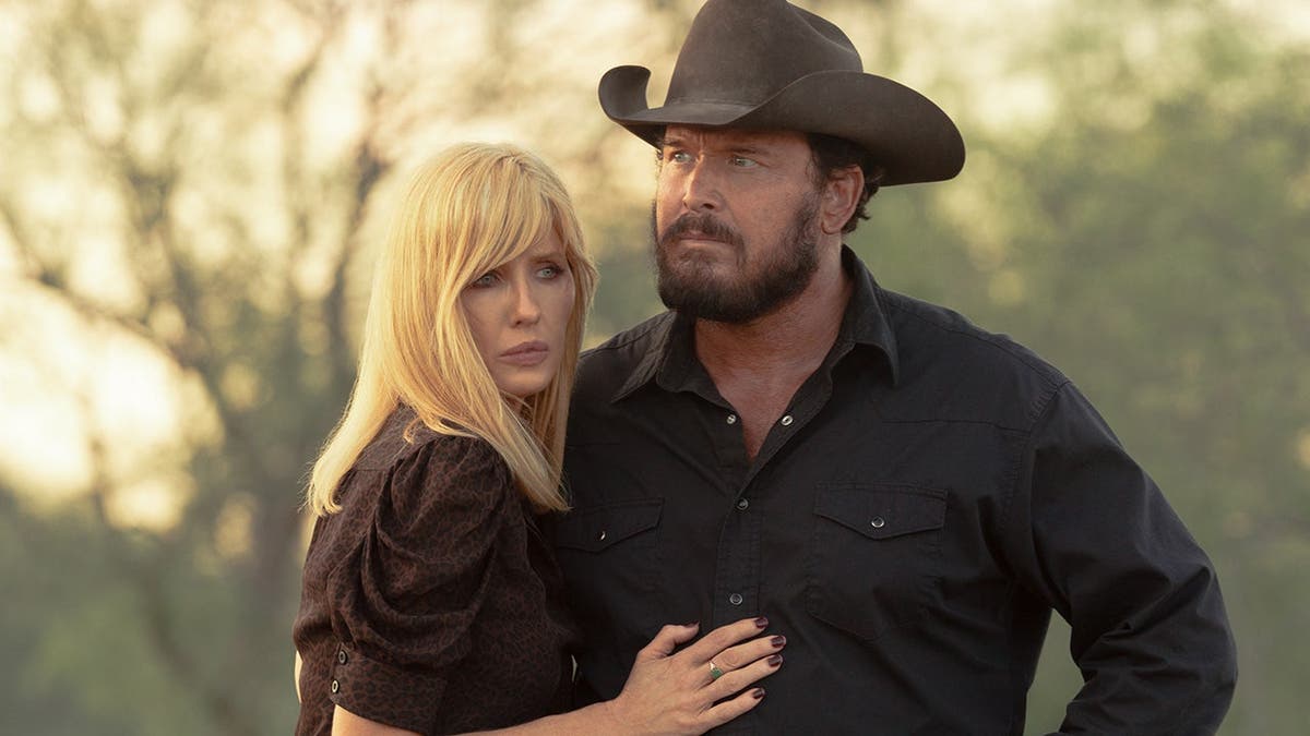 Kelly Reilly and Cole Hauser star in "Dutton Ranch."