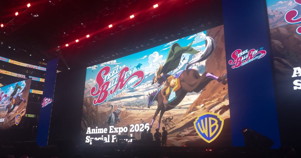 Yugo Kanno and Noriko Dohi discuss the Steel Ball Run panel at Anime Expo 2026
